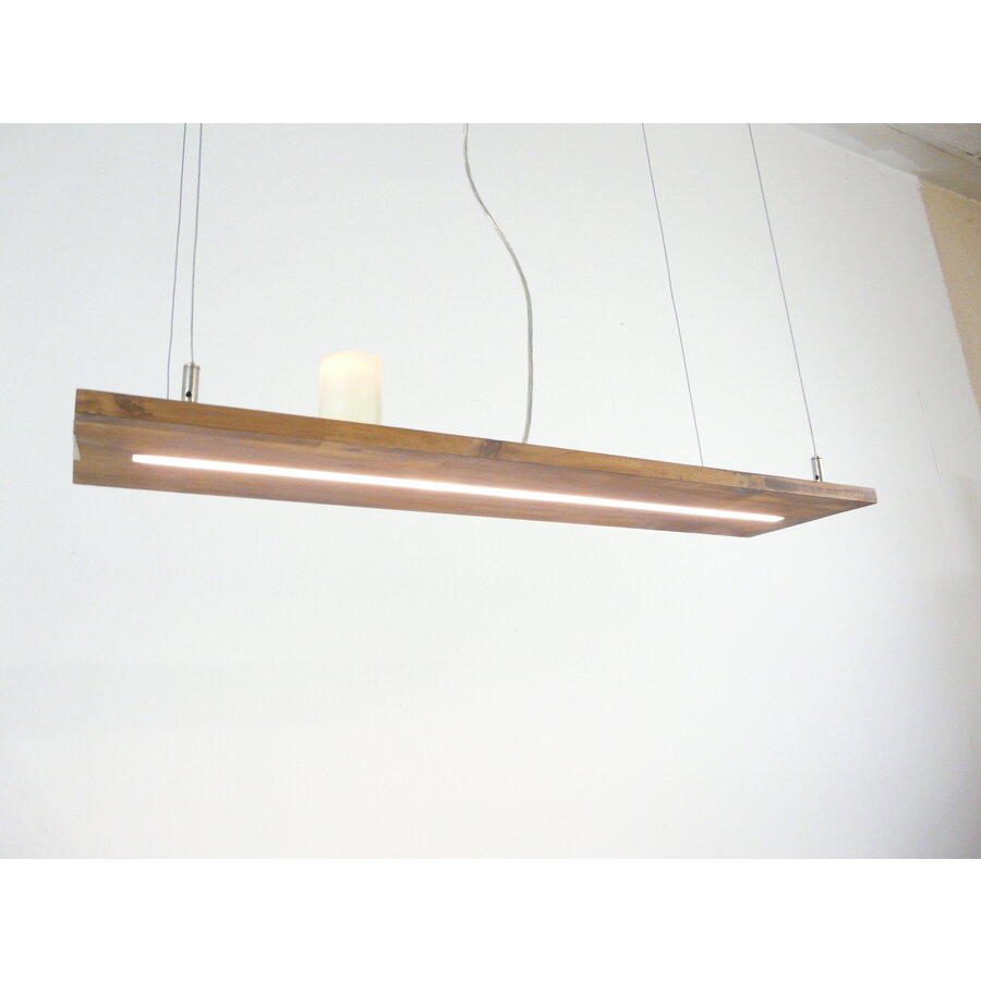 Leuchte 160 cm Akazienholz-5