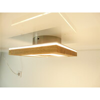 Sandwich Deckenleuchte Holz Eiche geölt  30 cm