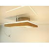 Sandwich Deckenleuchte Holz Buche  20 x 20 cm