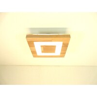 thumb-Sandwich Deckenleuchte Holz Buche  20 x 20 cm-5