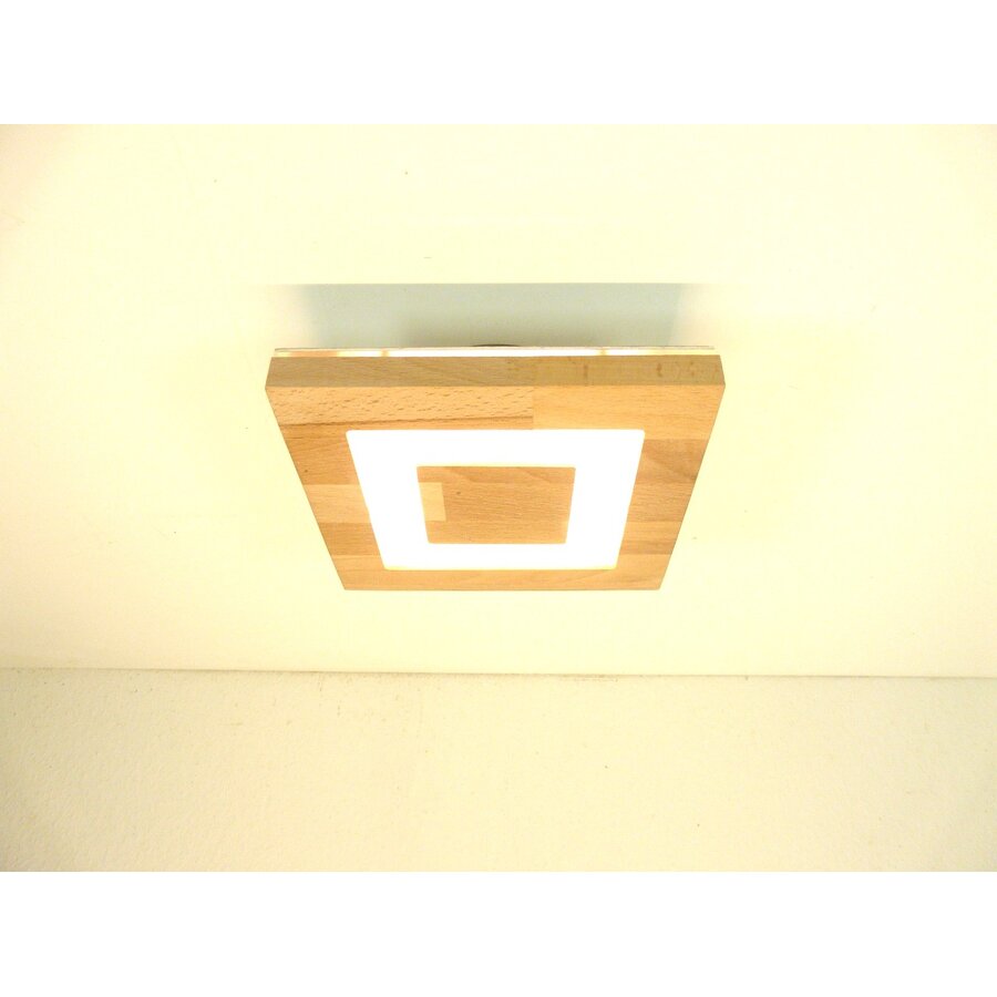 Sandwich Deckenleuchte Holz Buche  20 x 20 cm-5