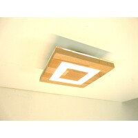 thumb-Sandwich Deckenleuchte Holz Buche  20 x 20 cm-6