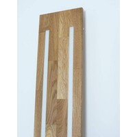 thumb-Hängeleuchte Eiche natur geölt Doppel Led Zeile-7