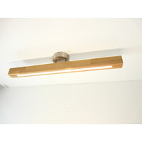 thumb-Deckenleuchte Holzlampe  Holz Eiche 80 cm-1