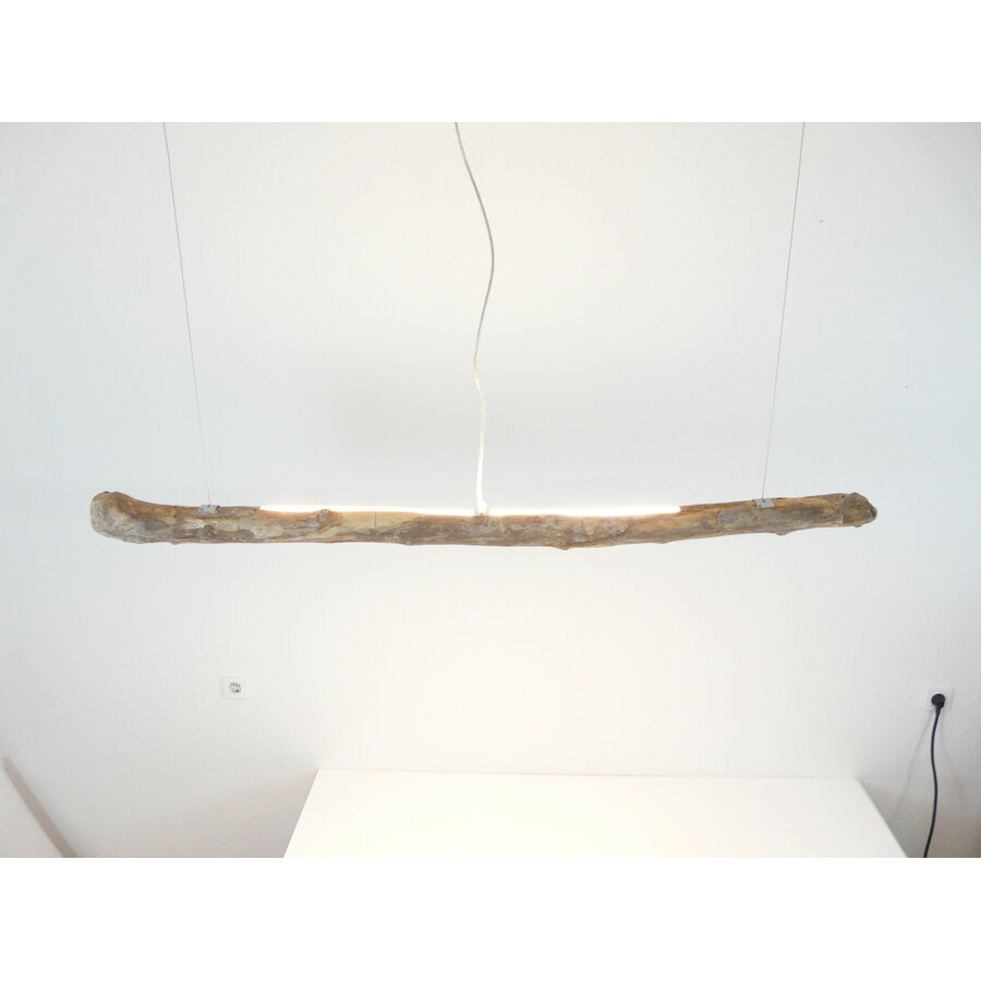Schwemmholz Treibholz Hängeleuchte mit Ober- und Unterlicht-2