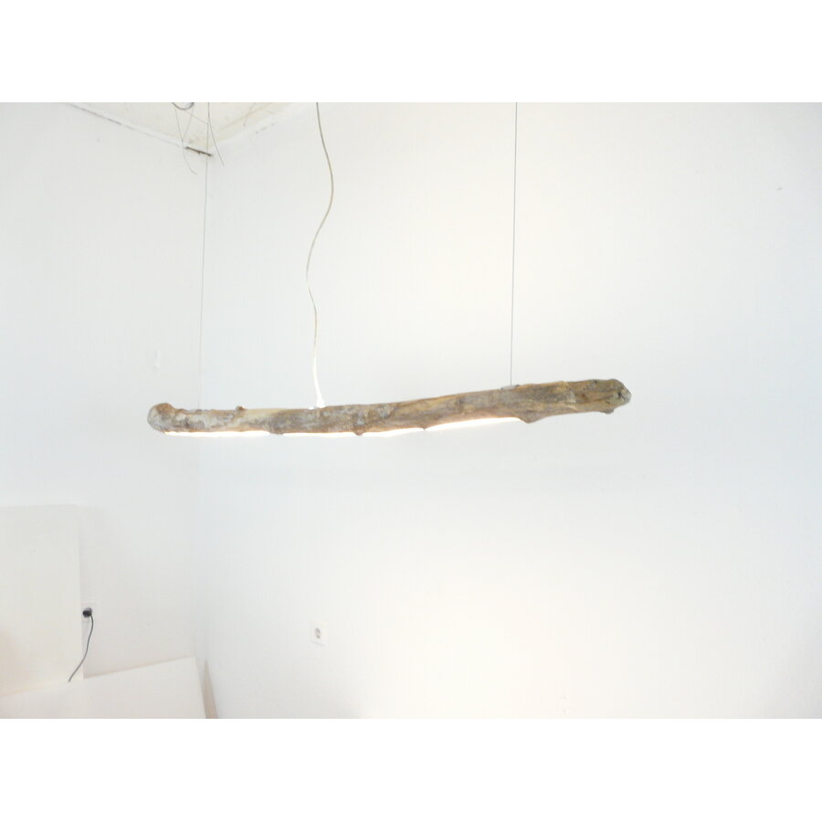 Schwemmholz Treibholz Hängeleuchte mit Ober- und Unterlicht-3