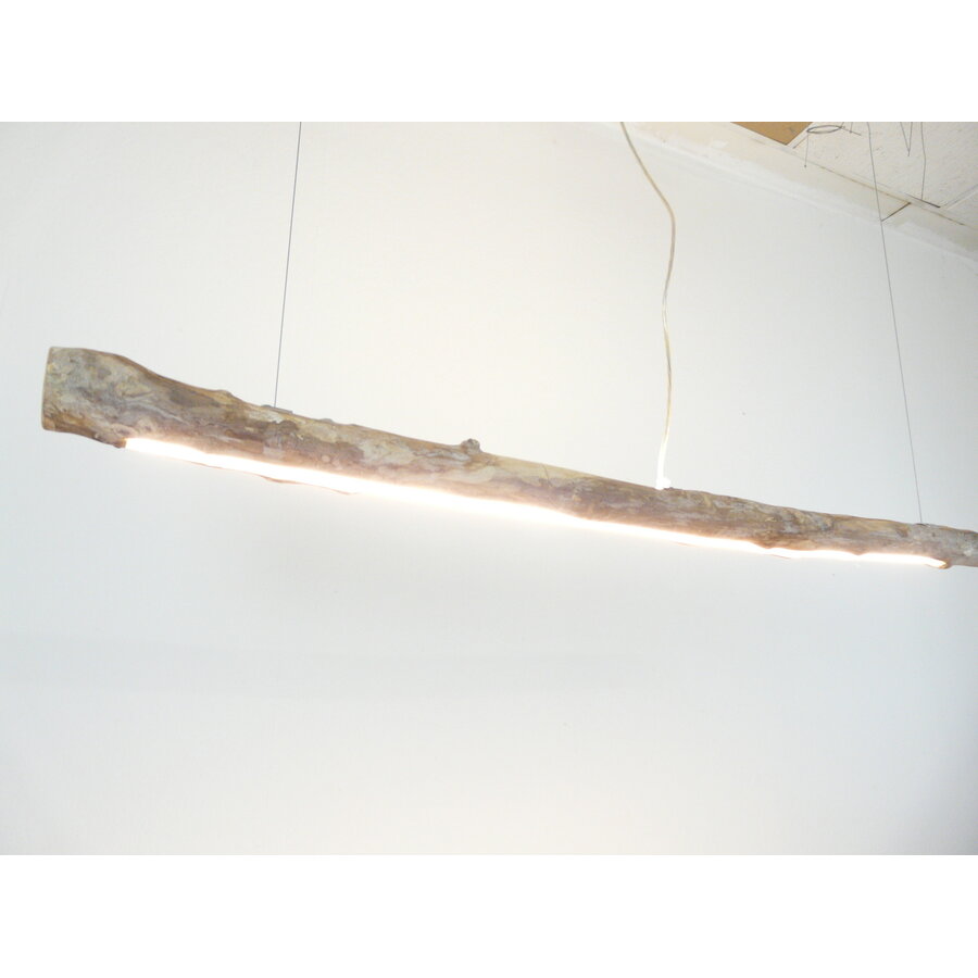 Schwemmholz Treibholz Hängeleuchte mit Ober- und Unterlicht-1