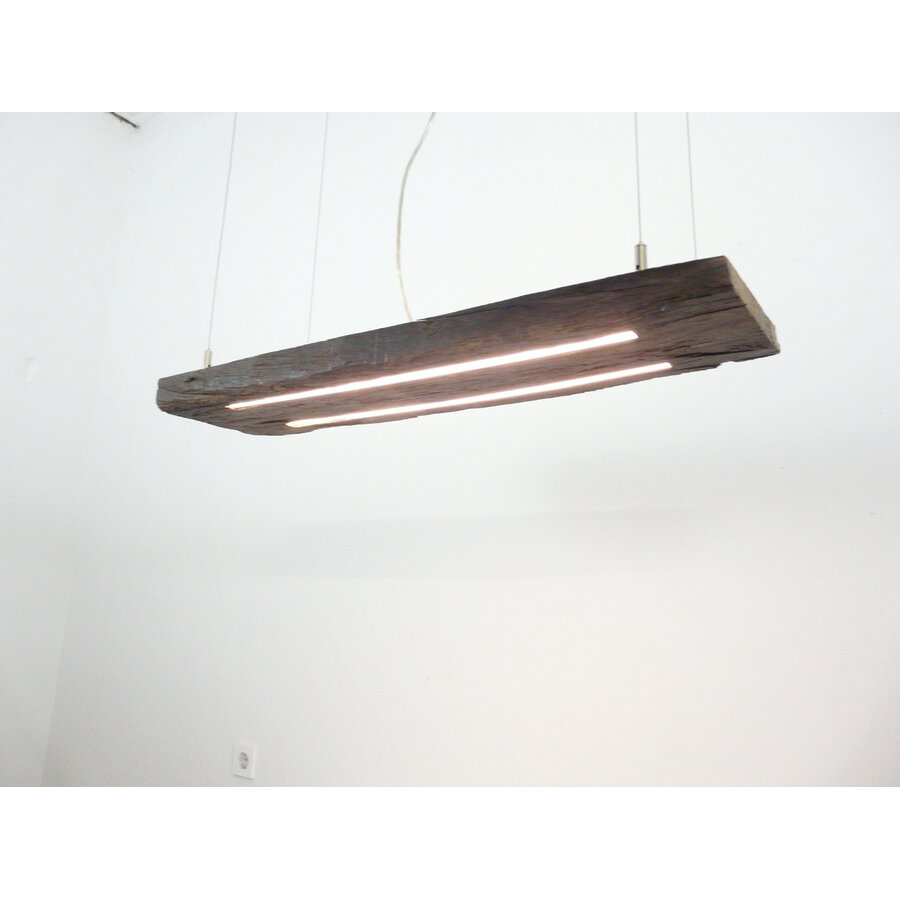 rustikale LED Lampe Hängeleuchte antik Balken-4