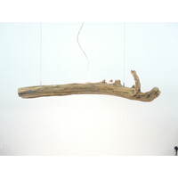 thumb-interessane Schwemmholz Treibholz Hängeleuchte mit Ober- und Unterlicht-1