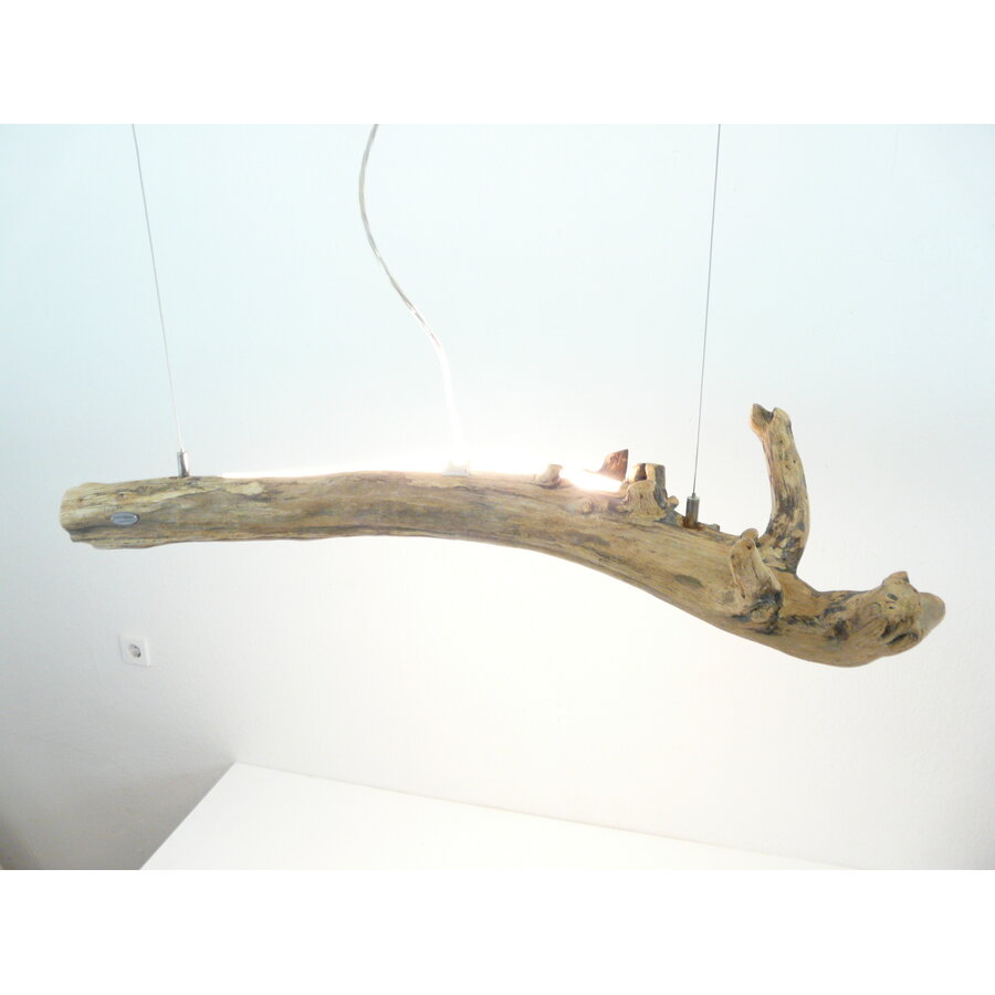 interessane Schwemmholz Treibholz Hängeleuchte mit Ober- und Unterlicht-6