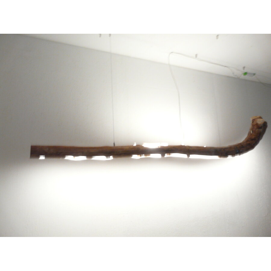 interessante großeTreibholz Hängeleuchte-3