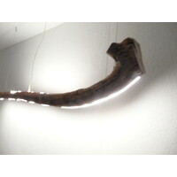 thumb-interessante großeTreibholz Hängeleuchte-4