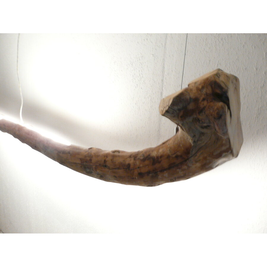 interessante großeTreibholz Hängeleuchte-5