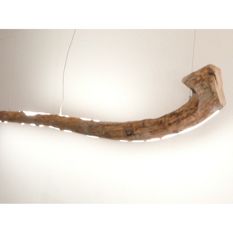 interessante großeTreibholz Hängeleuchte-6