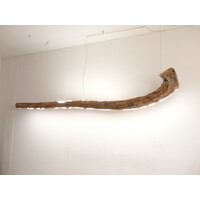 thumb-interessante großeTreibholz Hängeleuchte-1