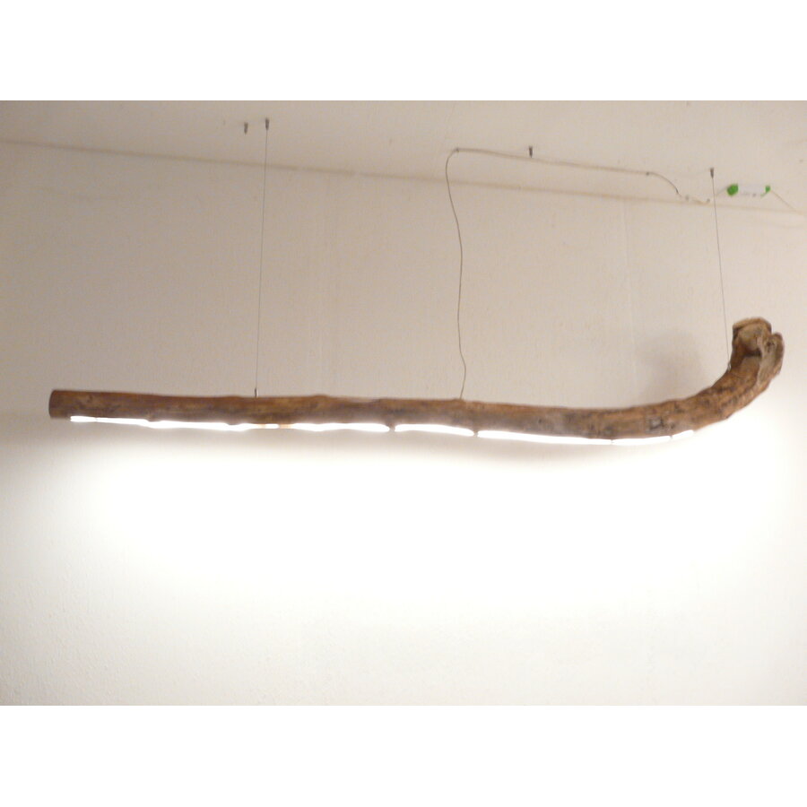 interessante großeTreibholz Hängeleuchte-8