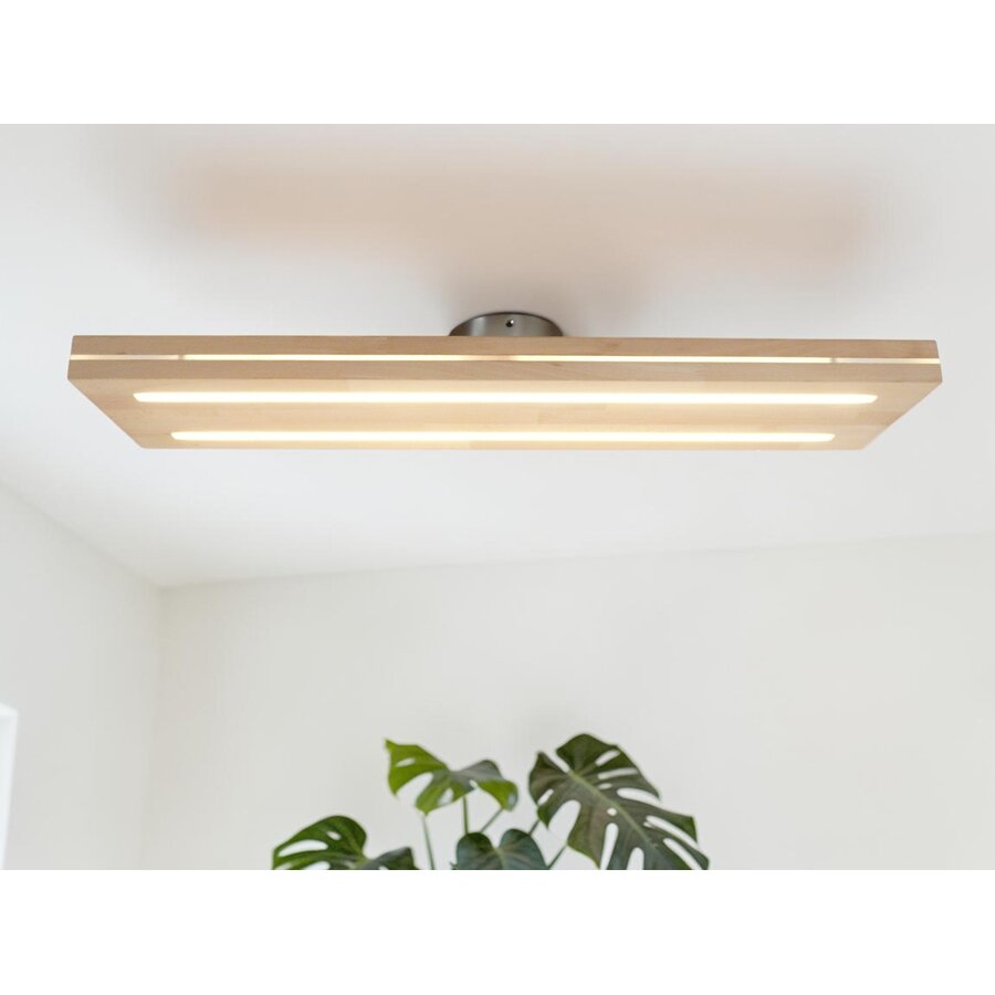 Sandwich Deckenleuchte Holzlampe  Holz  Buche-2