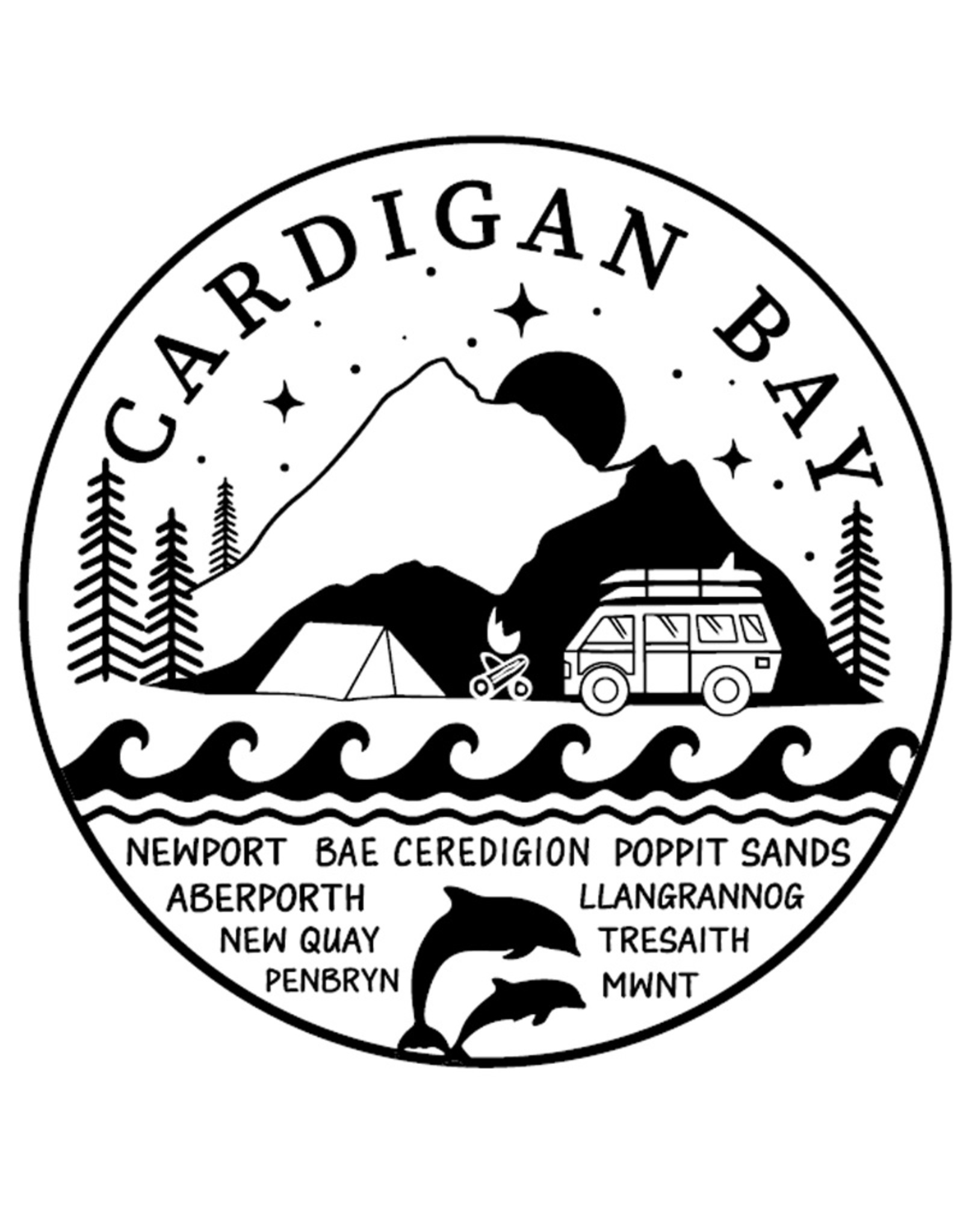 Cardigan Bay Company Zip Hoody - Campervan