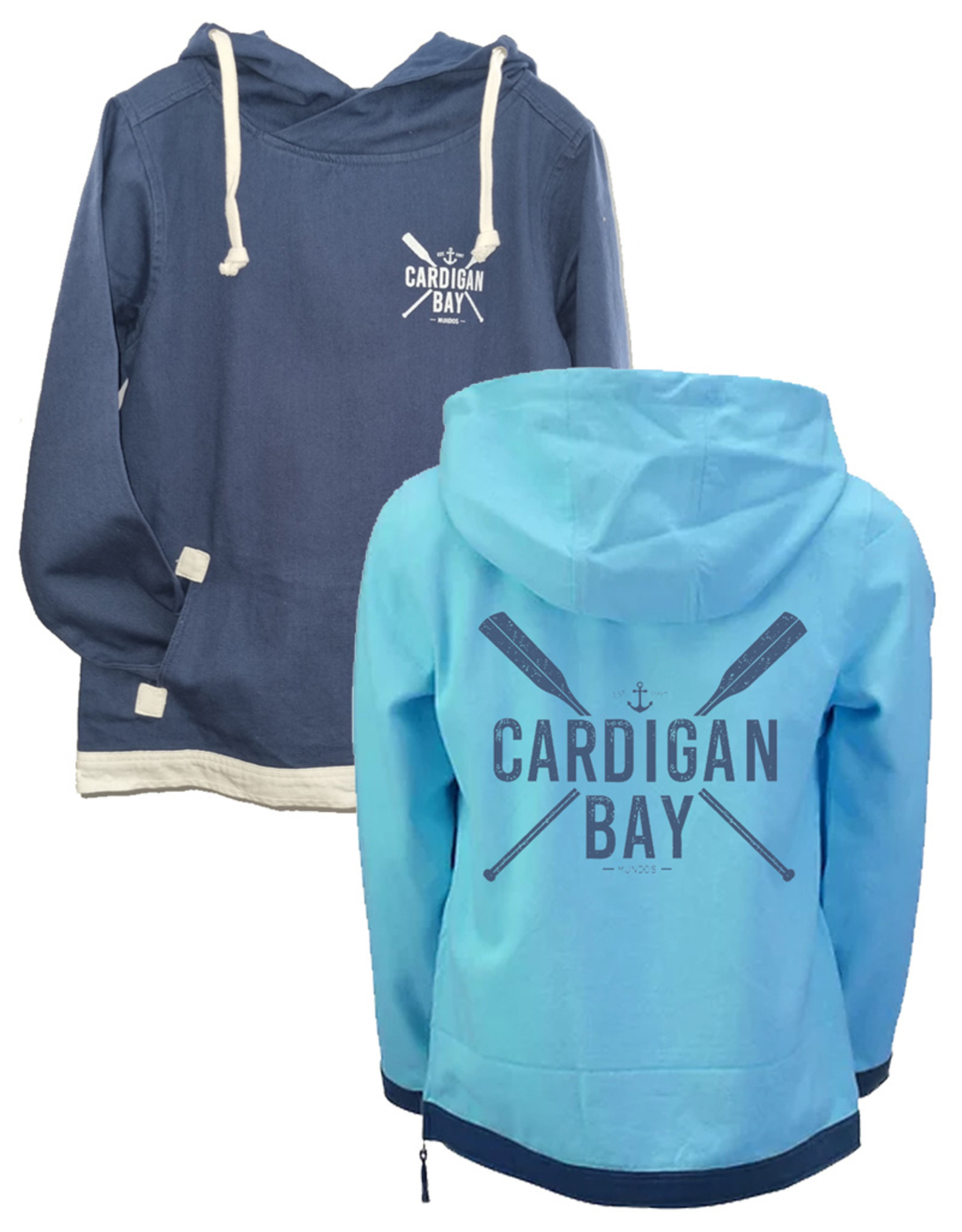 Stonewashed Clothing Sailcloth Hoody - Oars