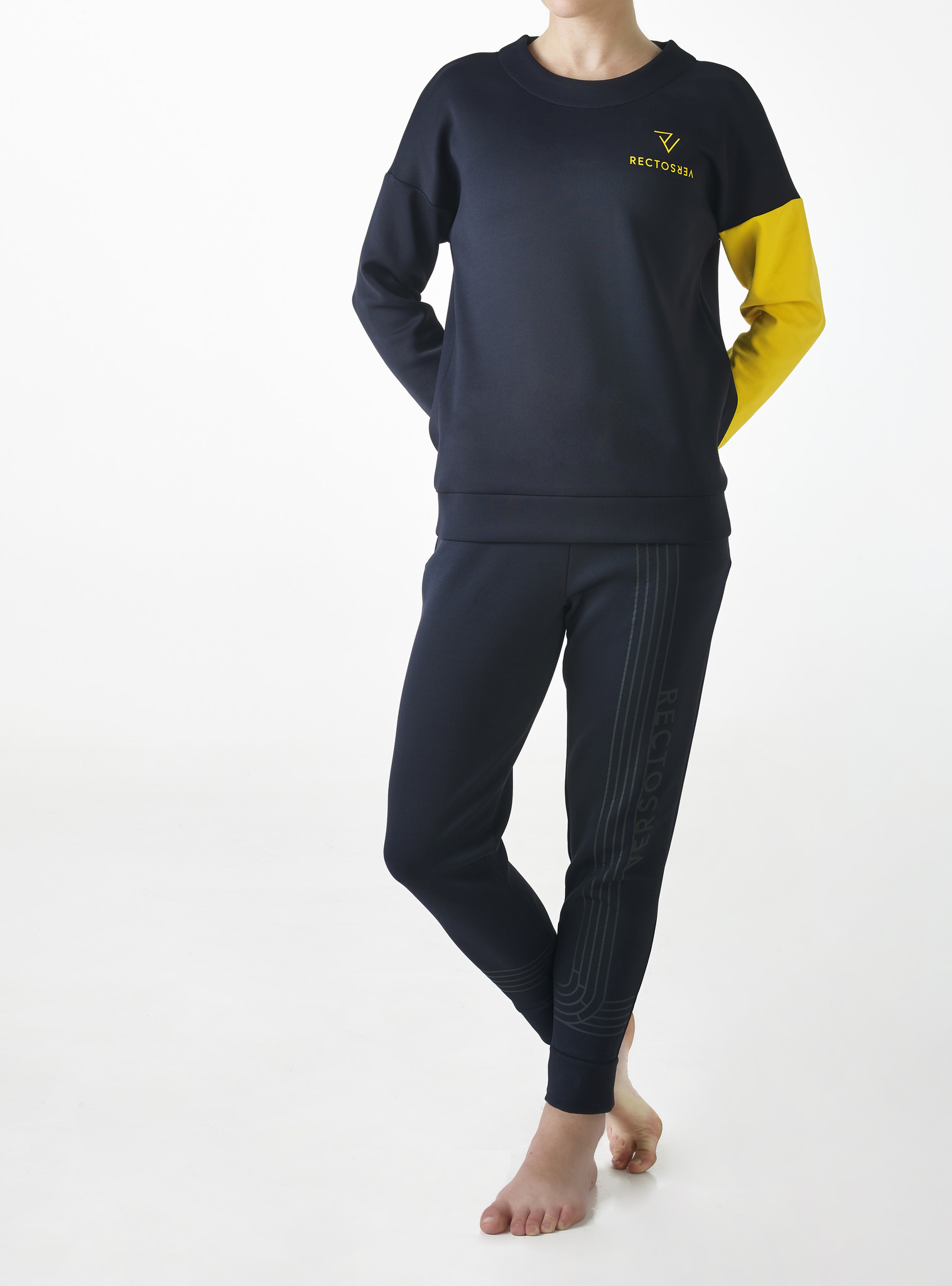 SPACE COLLECTION Linea Black Track pants