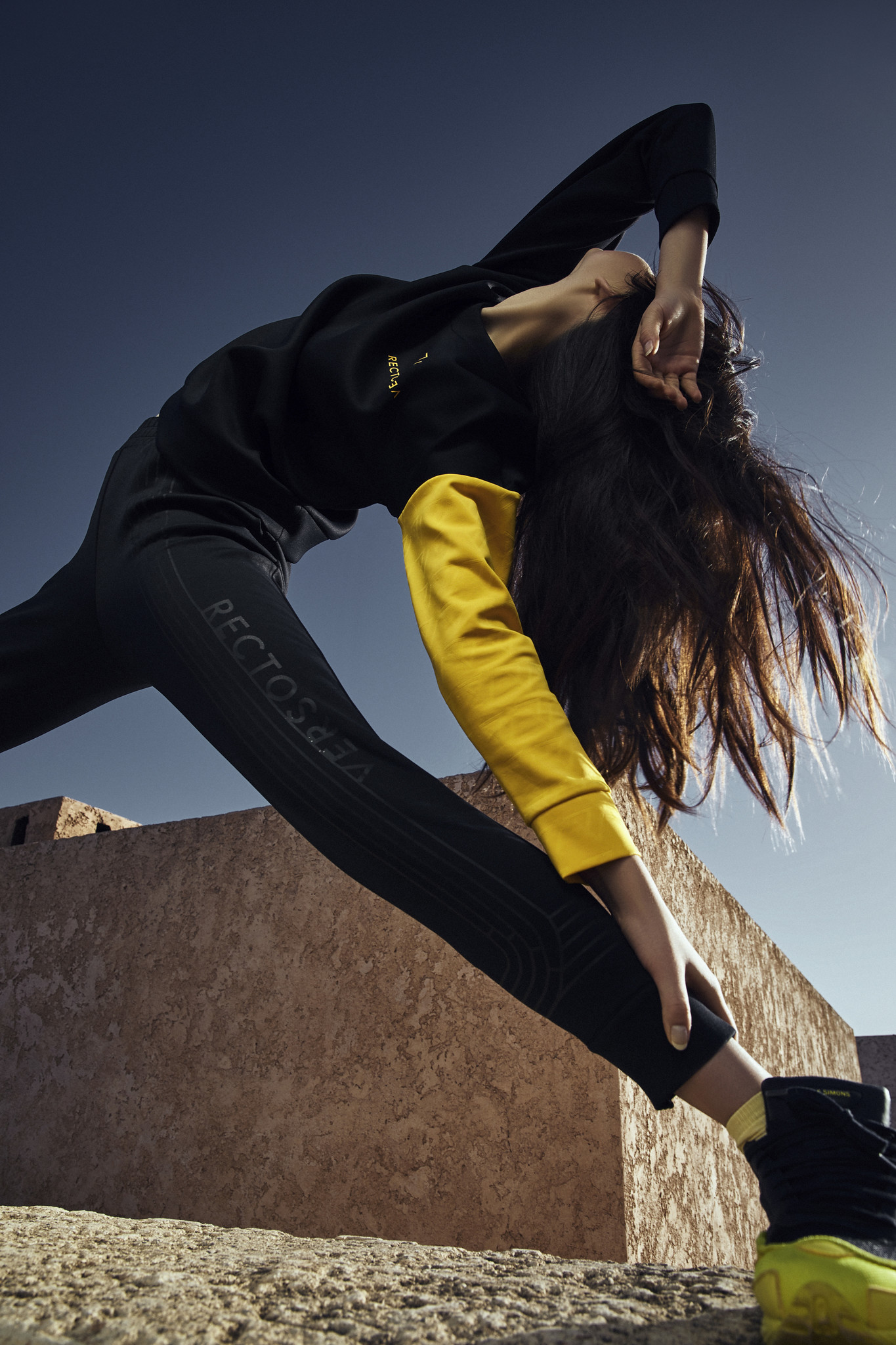 SPACE COLLECTION Linea Black Track pants