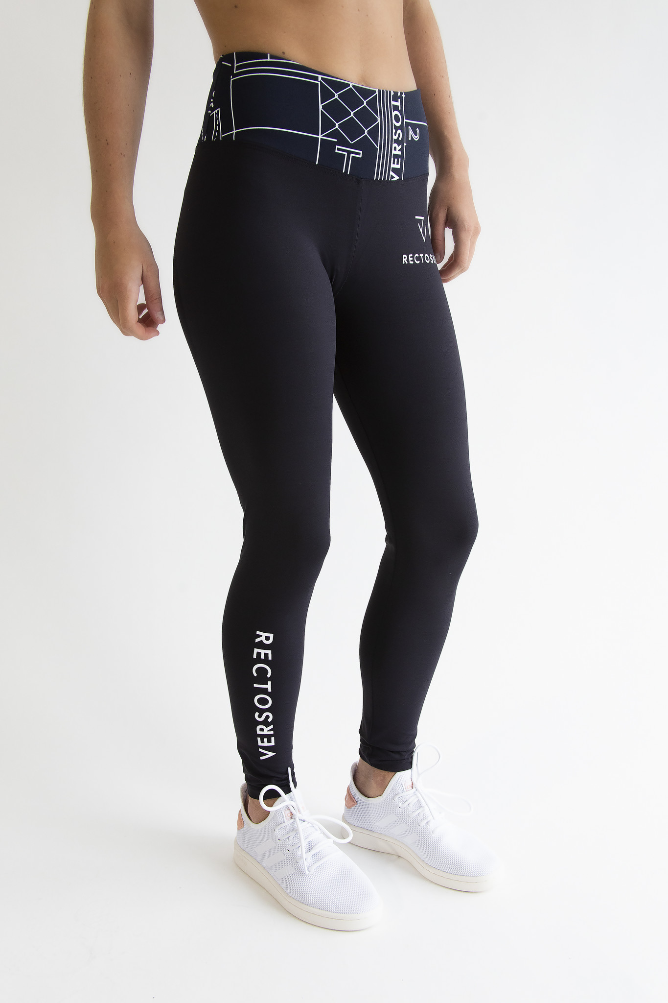 Dark Comic Legging  RectoVerso sportswear for women - RectoVerso Sports