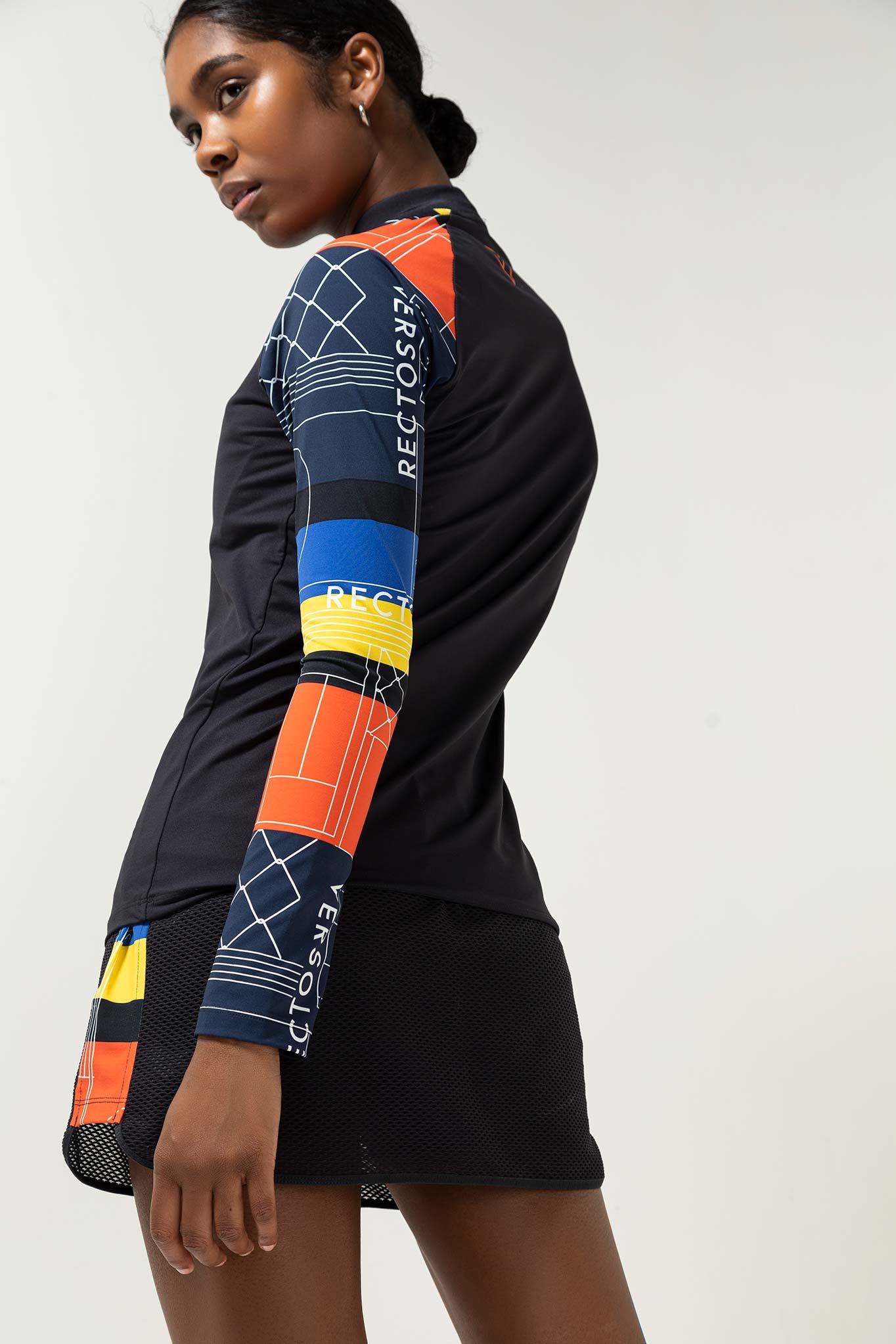 RECTO VERSO Multico tennis skirt