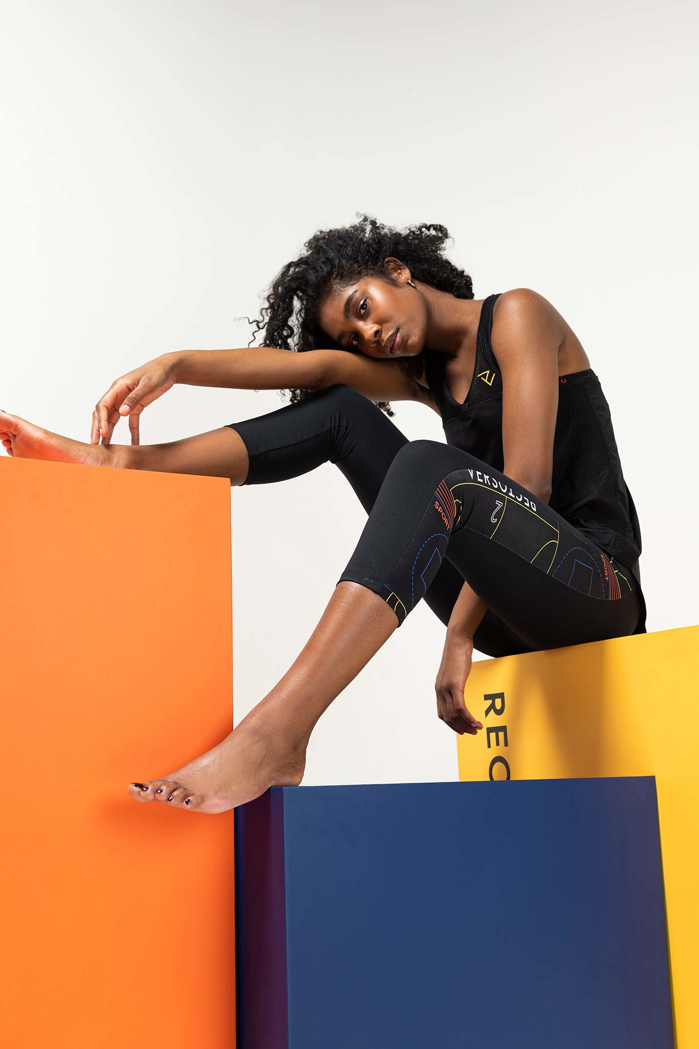 RECTO VERSO Playground capri legging