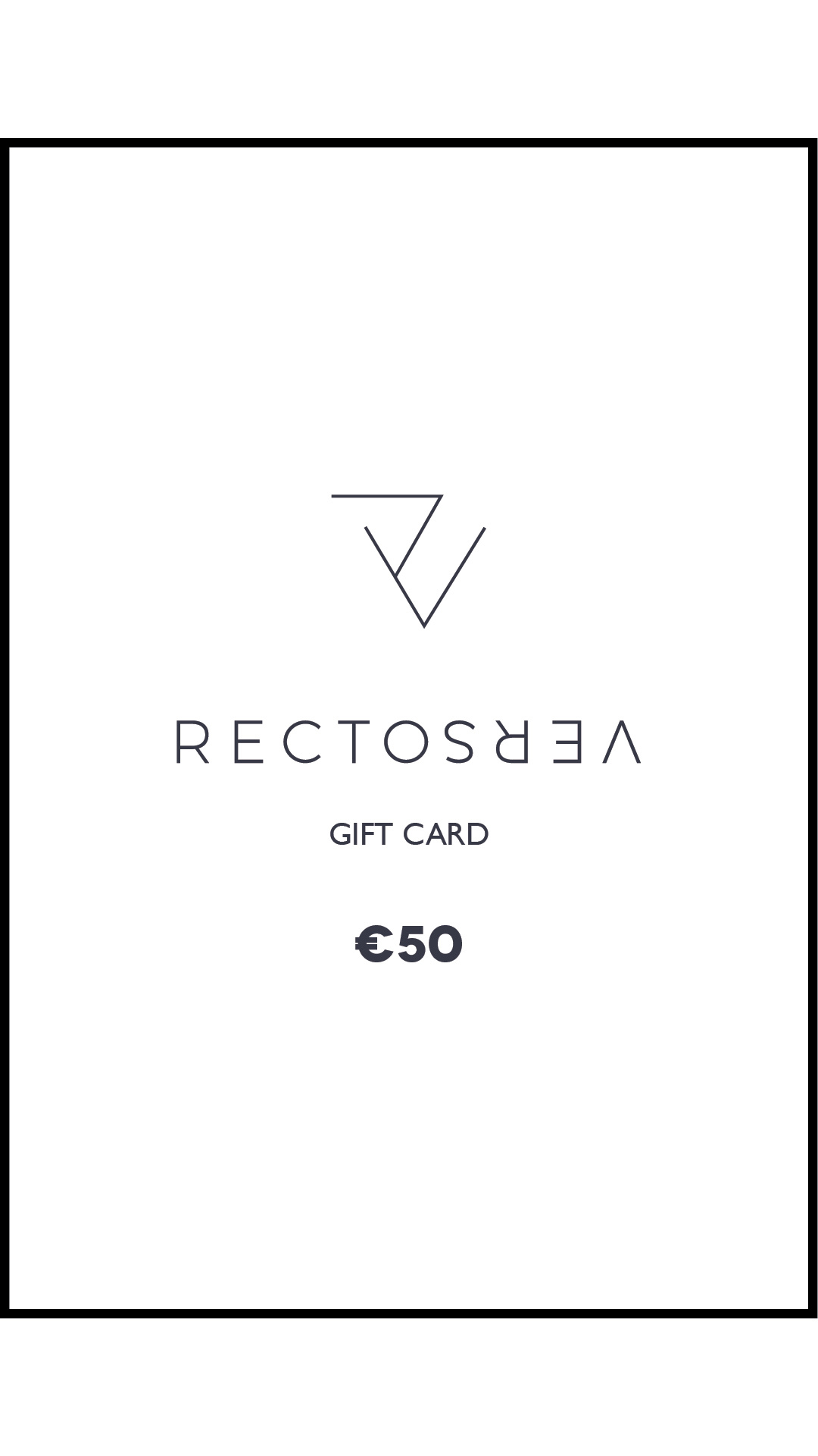 RECTO VERSO Gift Card €50