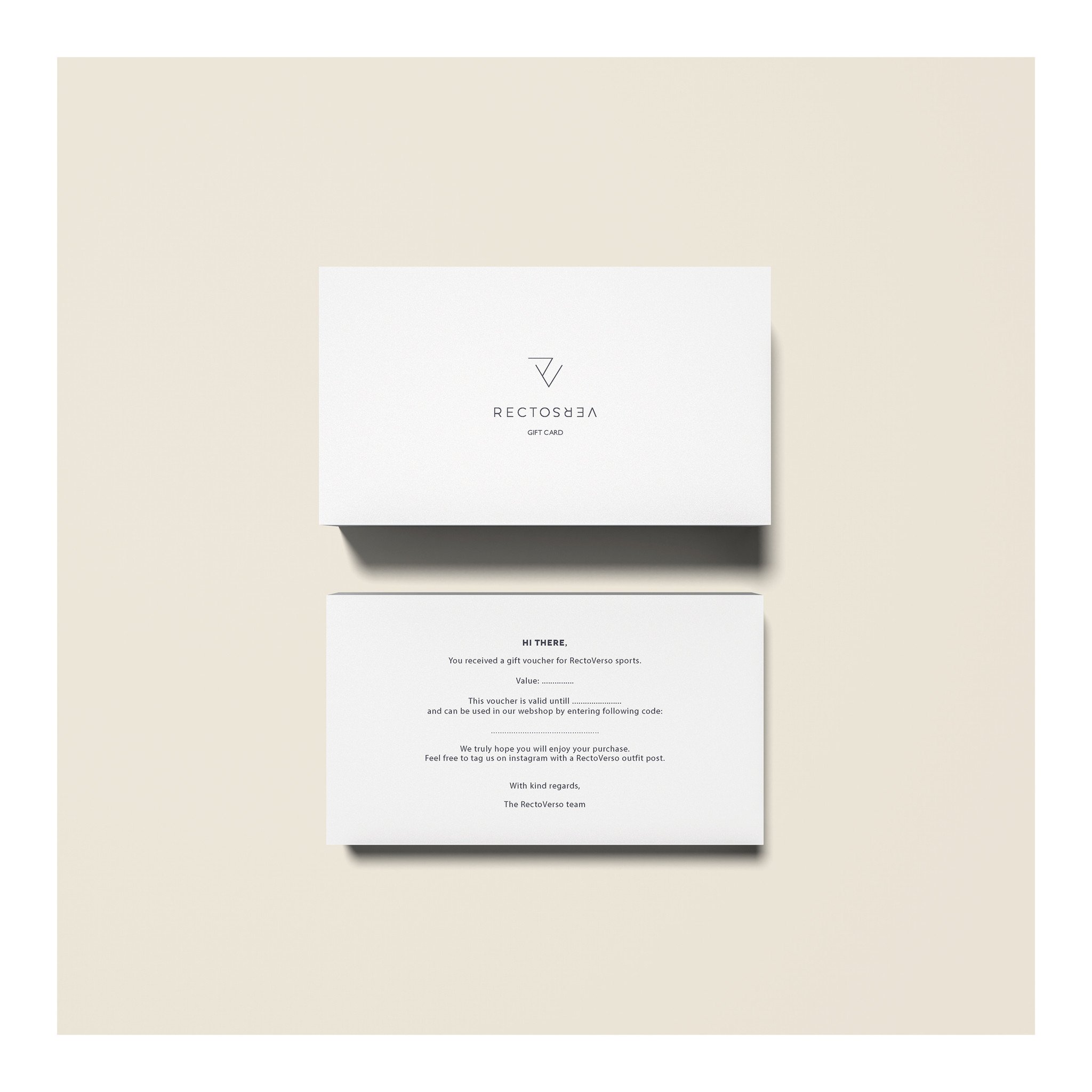 RECTO VERSO Gift Card €20