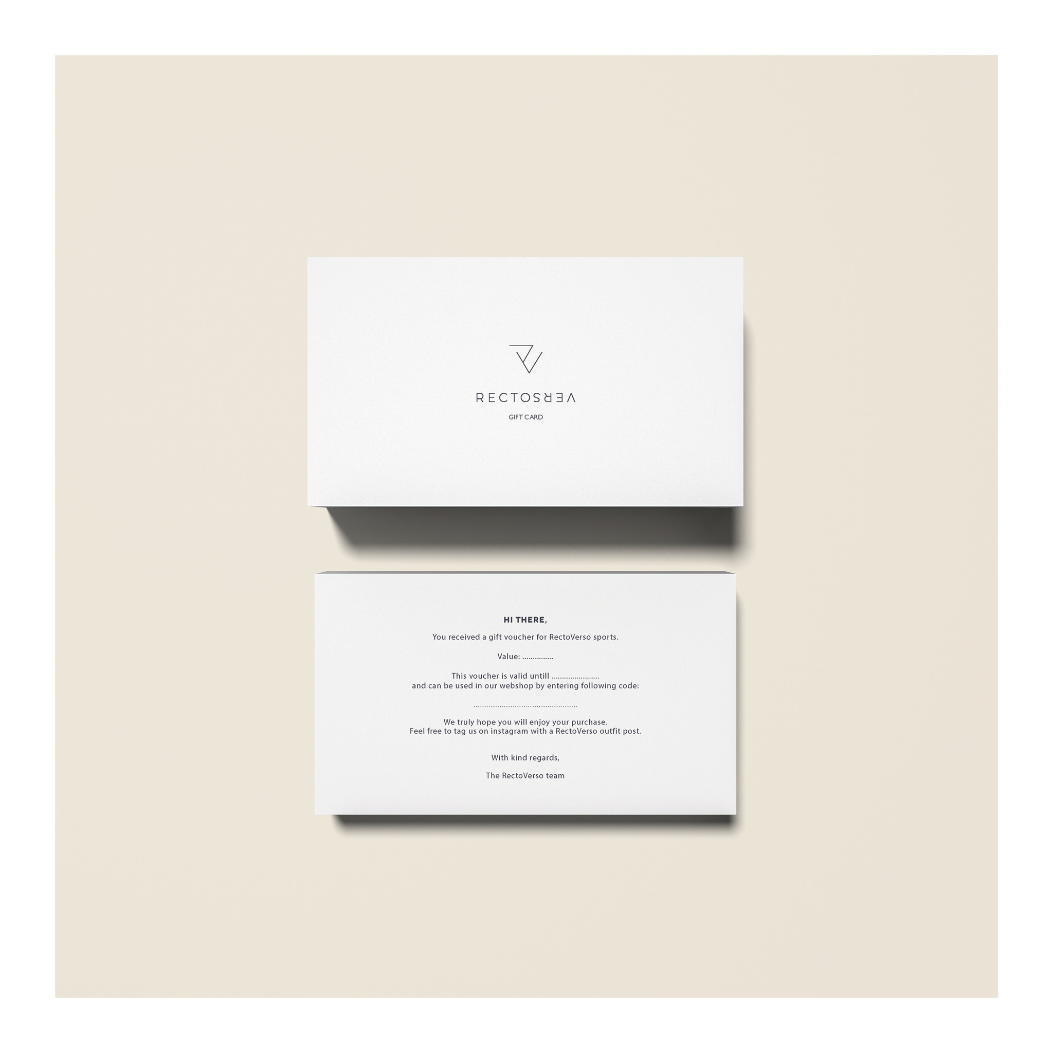 RECTO VERSO Gift Card €50