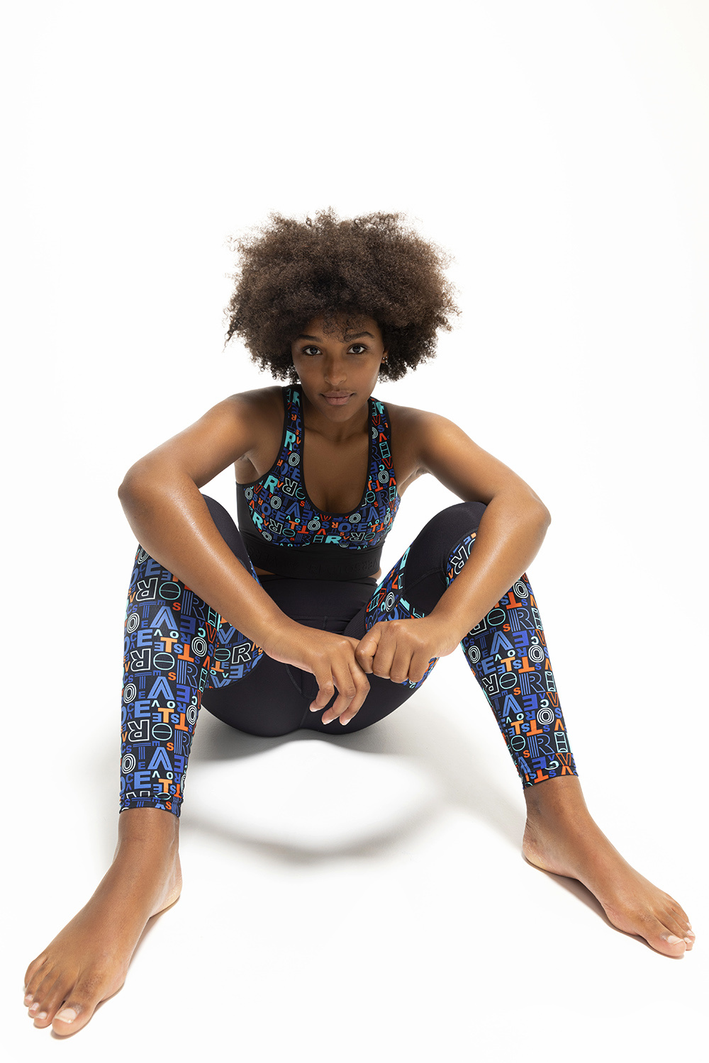 RECTO VERSO Dark Comic sports bra