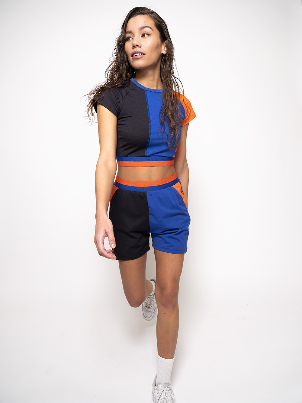 RECTO VERSO Tetris crop top