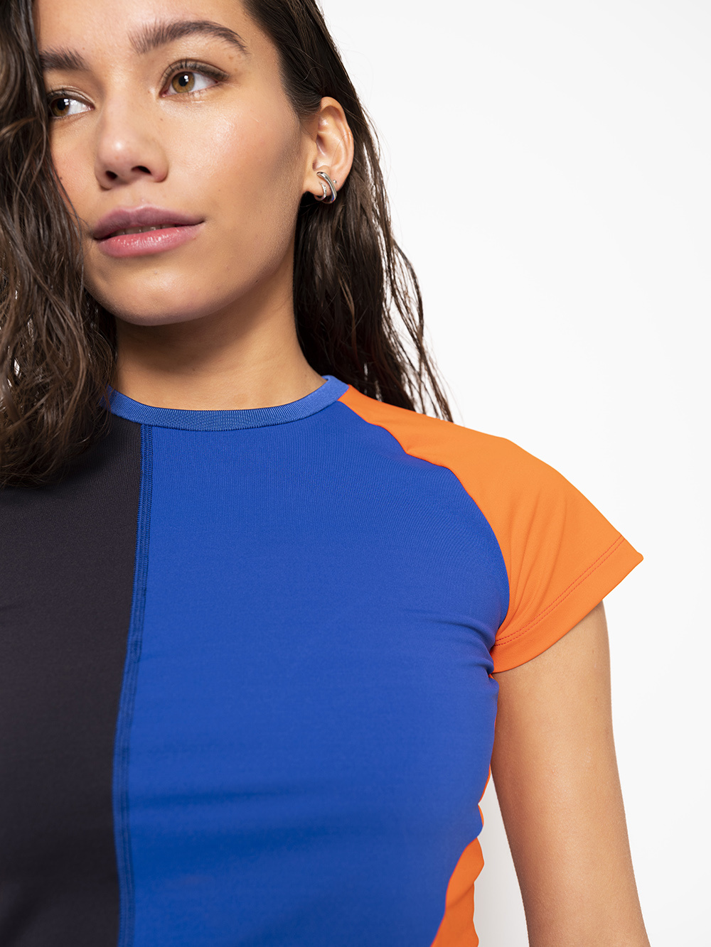 RECTO VERSO Tetris crop top