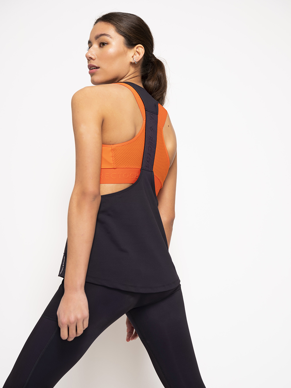 RECTO VERSO Rebel Blue Shadow loose-fit top