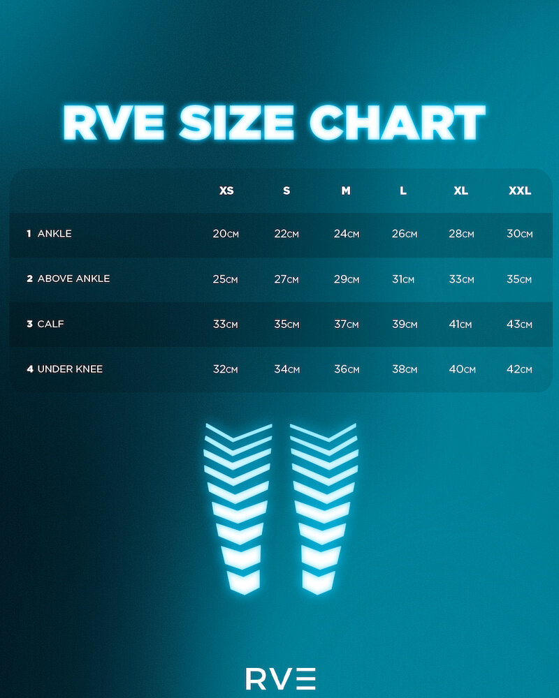 Calf Sleeves, RVE compression