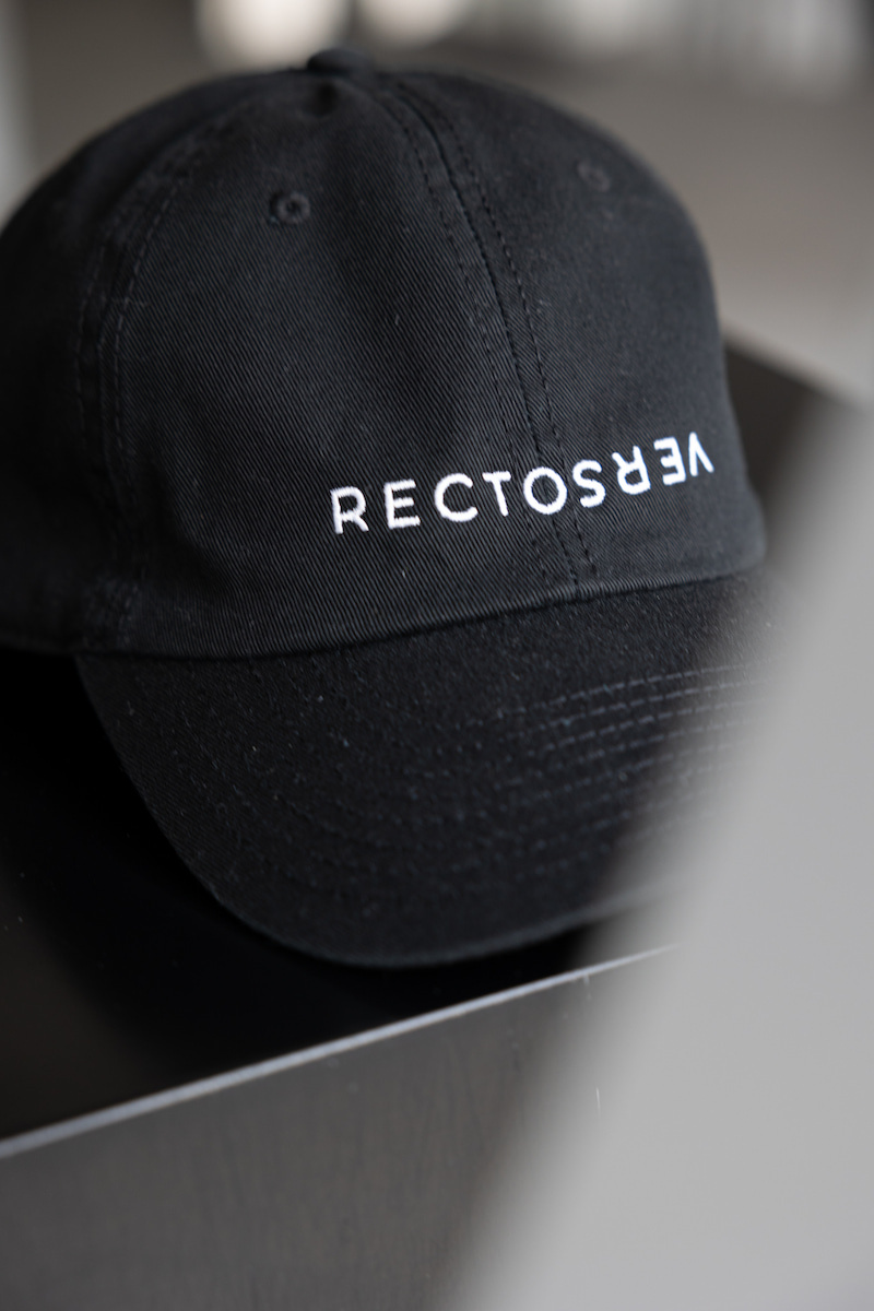 RECTO VERSO Cap Black - RectoVerso