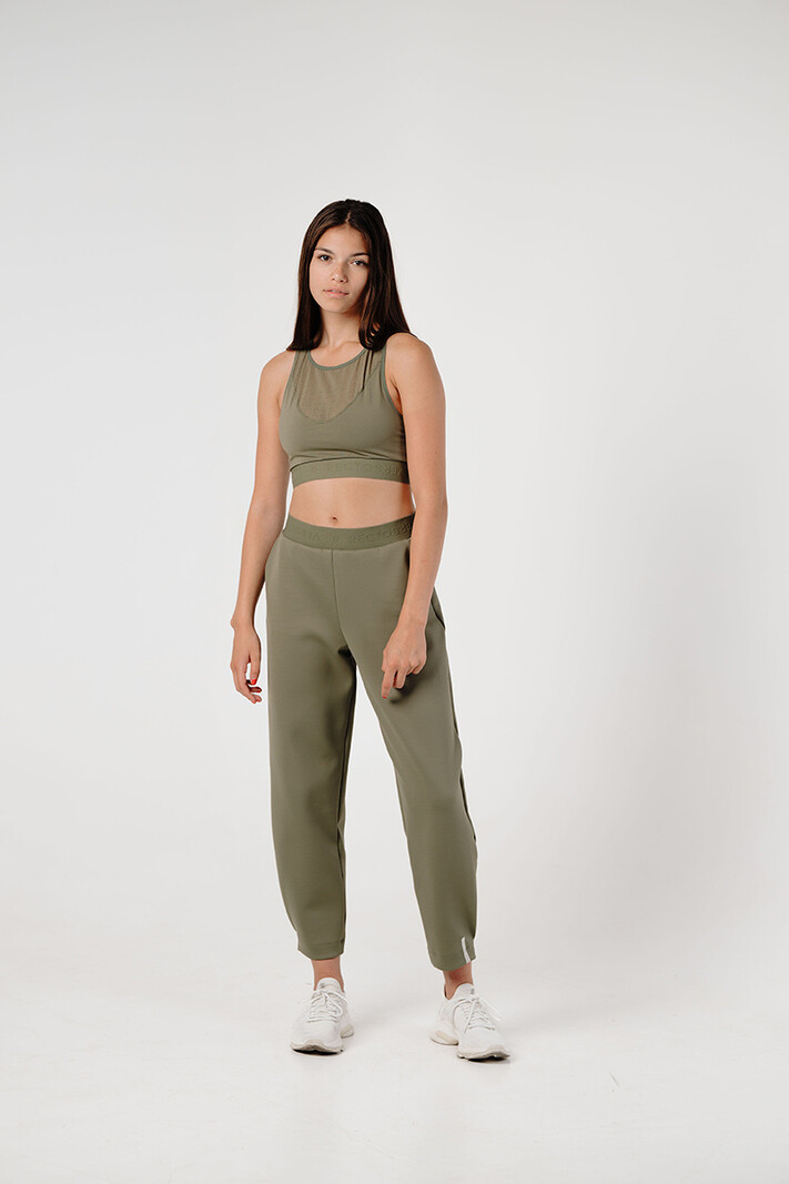 RECTO VERSO Olive sports bra