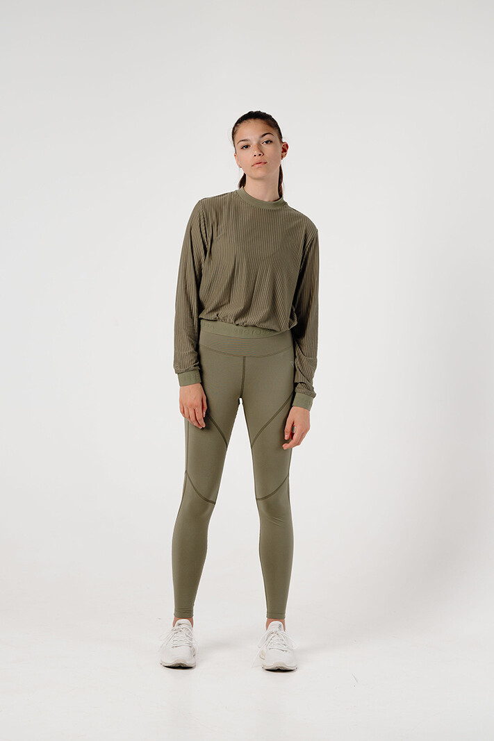 RECTO VERSO Olive Sweater