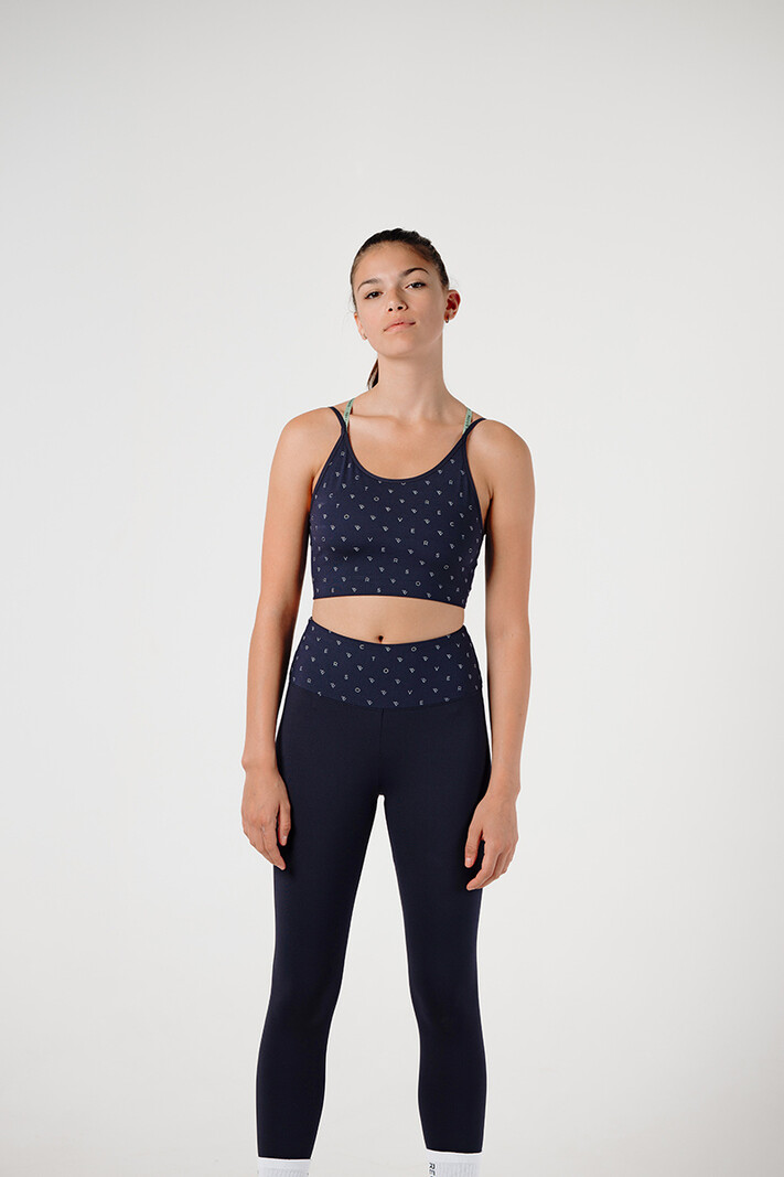 FLEO Celine Sports Bra - Blue Leopard