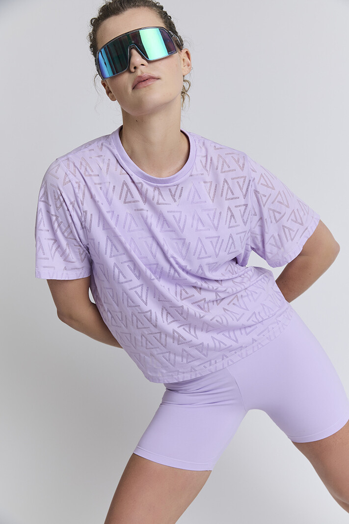 Lavish Lilac Biker Short