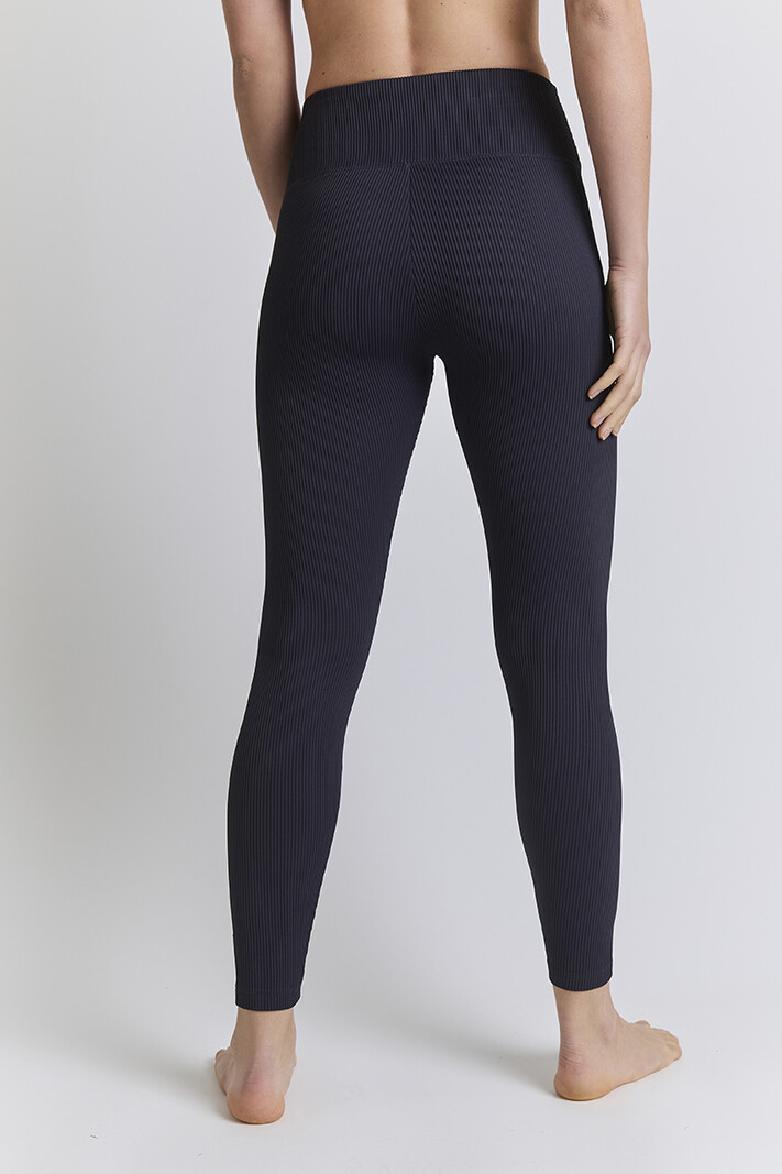 Ribbed Blue Shadow Legging