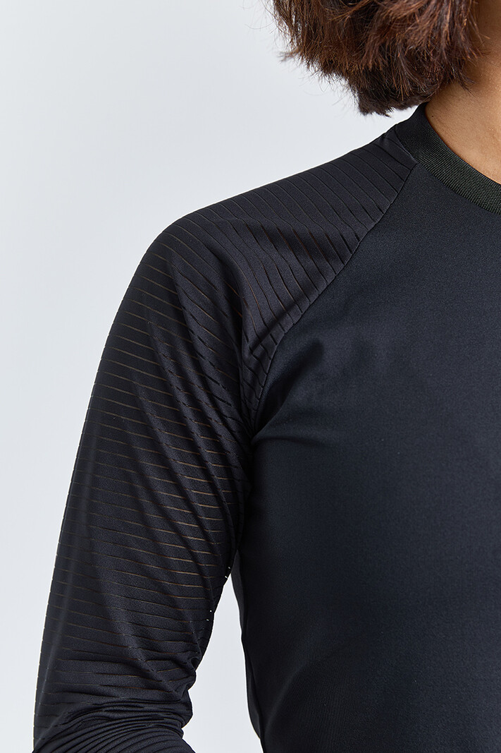 T Shirt Lange Mouw Rebel Black - RectoVerso Sports