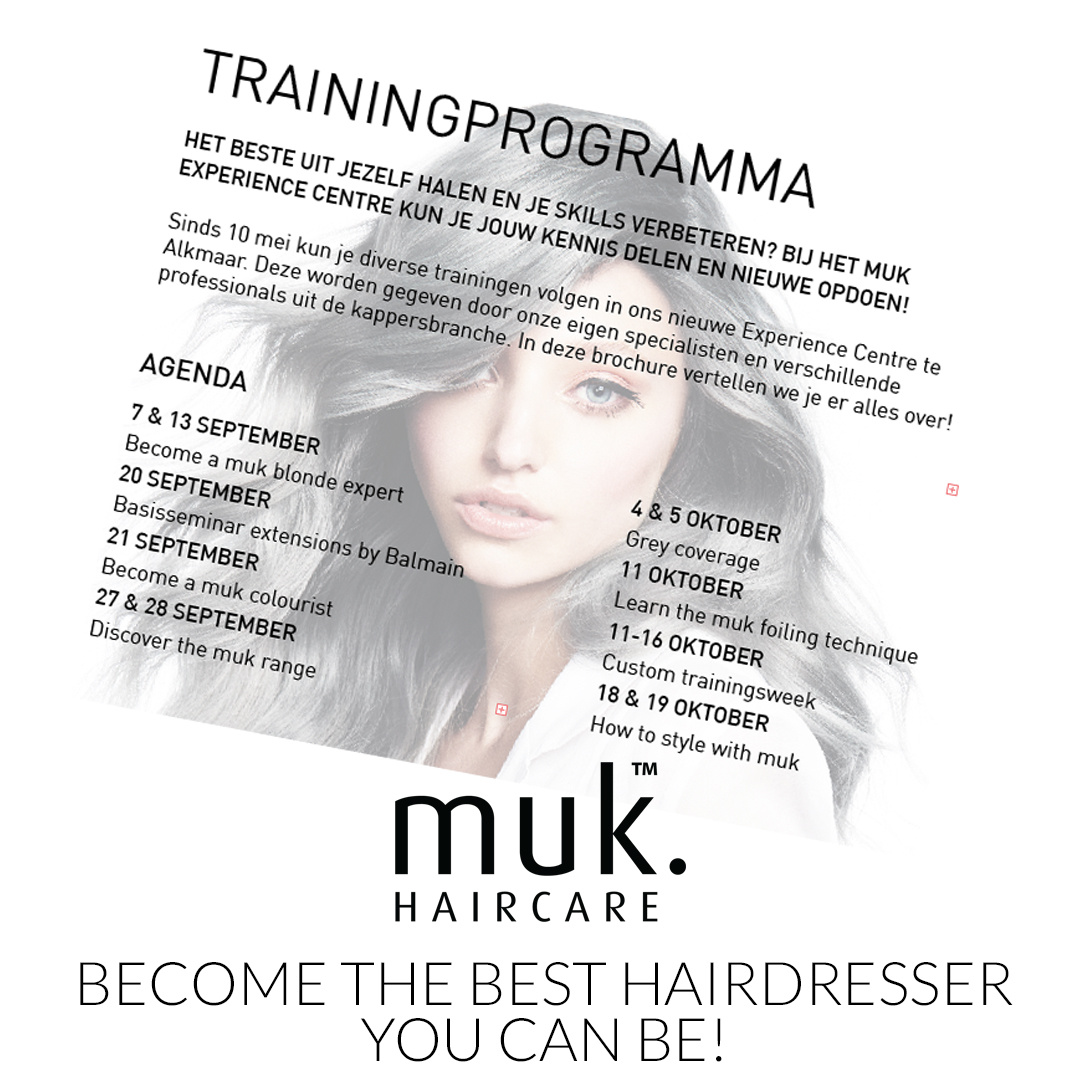 Trainingen bij muk Haircare