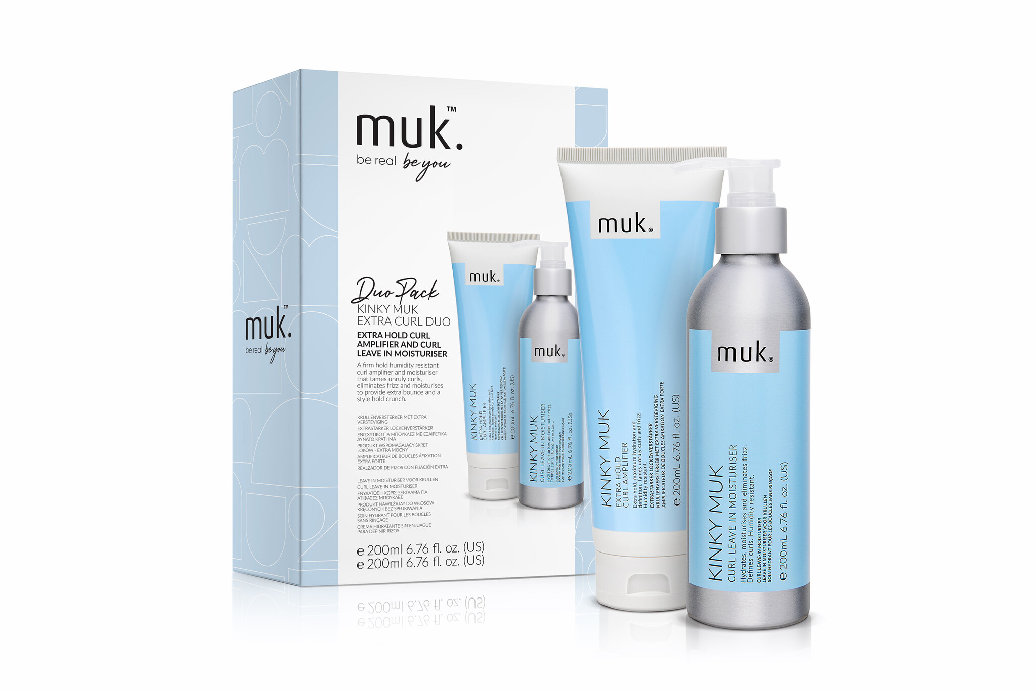 Kinky muk Extra Hold Duo Pack Amplifier & Moisturiser 200 ml