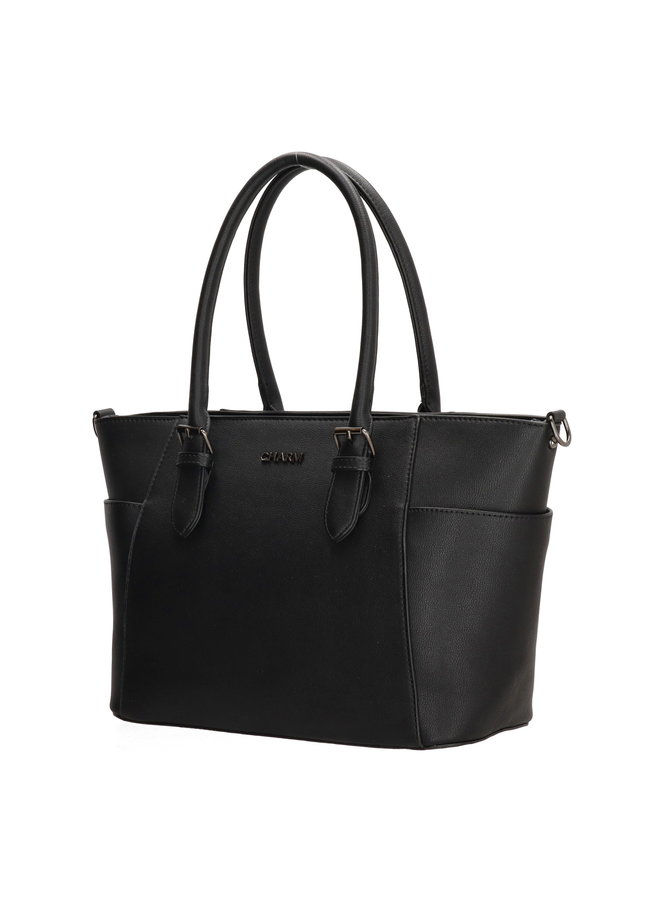 Shopper Oxford zwart