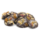 The Belgian Chocolate Makers Mendiants dark with pinions, raisin and pistachios 150 Grs The Belgian Chocolate Makers Mendiants dark with pinions, raisin and pistachios 150 Grs