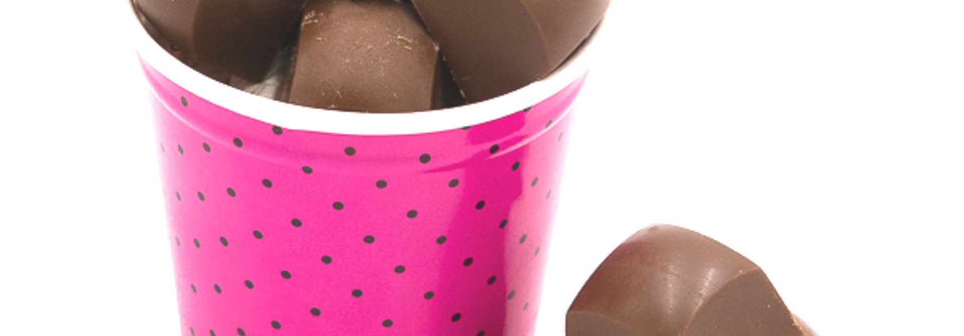 Cup of pralines (milk)