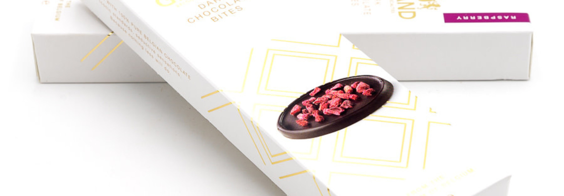 Dark chocolate bites (raspberry)