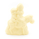 The Belgian Chocolate Makers Saint Nicholas riding his horse (white chocolate) 230 Grs The Belgian Chocolate Makers Saint Nicholas riding his horse (white chocolate) 230 Grs
